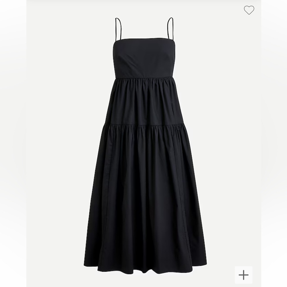 J. Crew tie back cotton poplin dress - Picture 3 of 7